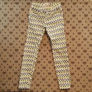 Vinyard Vines IKAT Dot Print White Jean